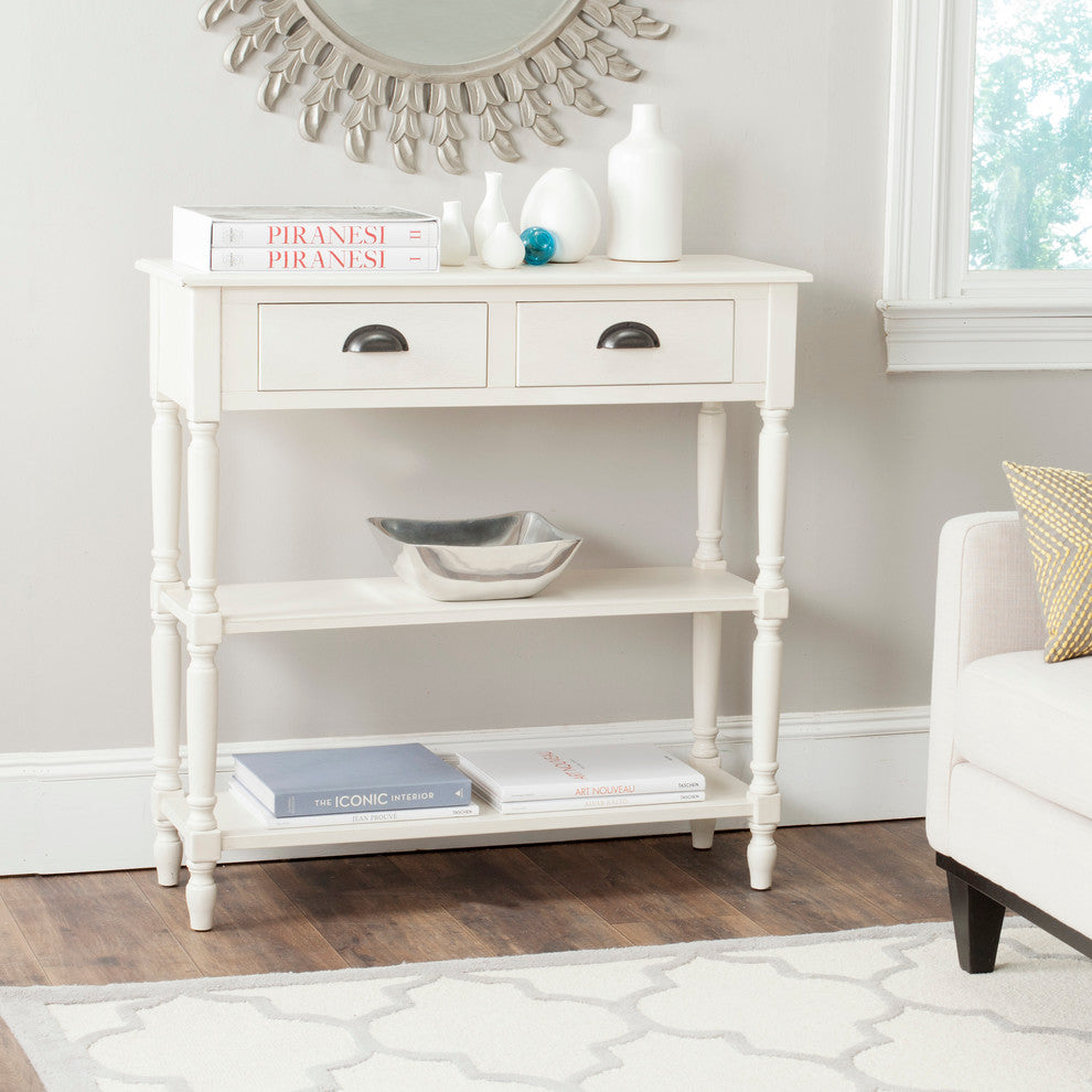 Safavieh Salem Console Table With Storage, White