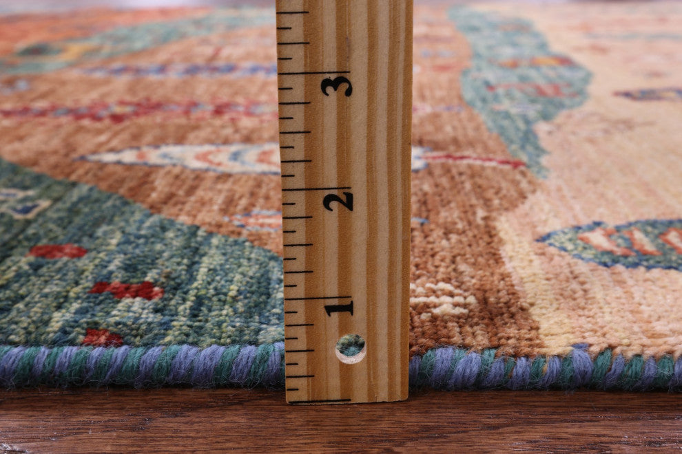 Hand-Knotted Tribal Persian Gabbeh Wool Rug 2' 11" X 4' 1" Q10715