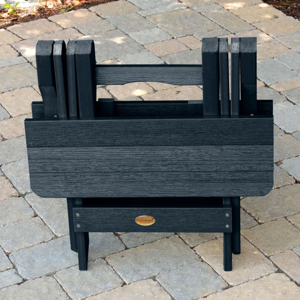 Folding Adirondack Side Table, Federal Blue