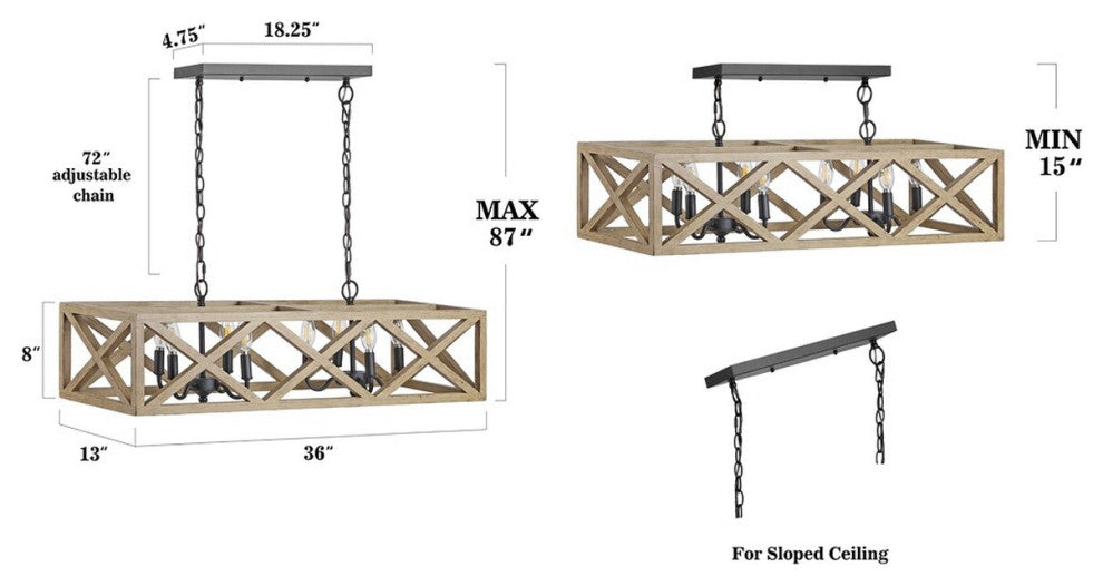 Safavieh Quentin Pendant Black