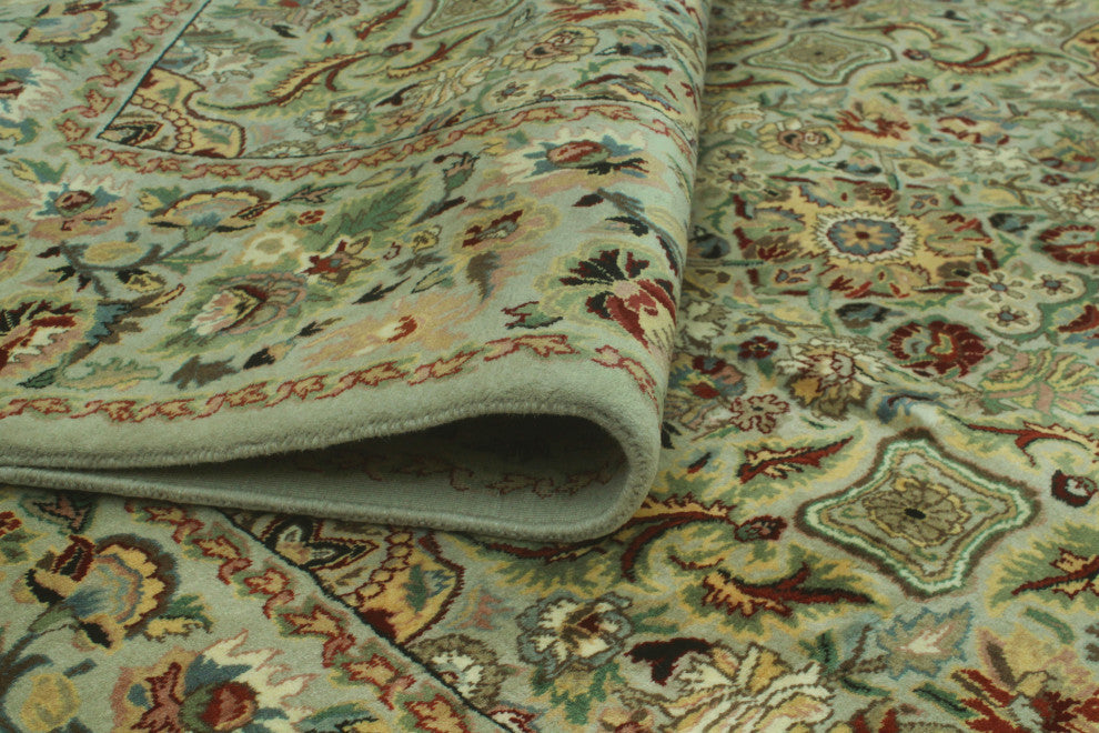 Pak-Persian Mandisa Gray/Gold Rug, 8'2x10'1