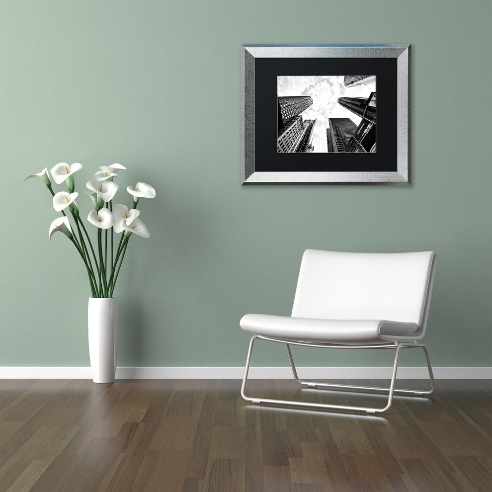 Philippe Hugonnard 'Times Square Skyscrapers' Matted Framed Art, 11x14