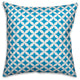 Blue Diamond Pattern Throw Pillow Cover, 16"x16"