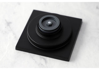 Kingston Brass BSF6310 Watercourse 4"W Transit Square Shower - Matte Black