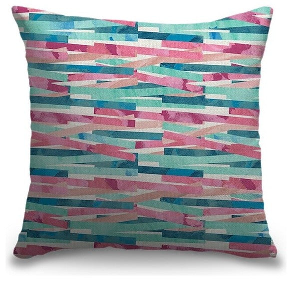 "Bars" Outdoor Pillow 20"x20"