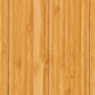 Jovert Bamboo Roll-Up Chair Mat, Natural, With Lip, 36"x48"