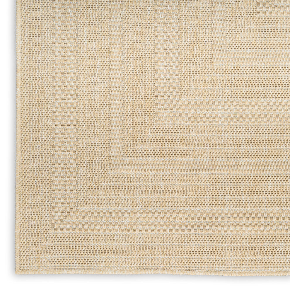 Nourison Tulum 9' x 12' Cream Outdoor Rug