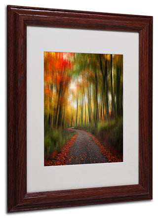 'The Lost Path' Matted Framed Canvas Art by Philippe Sainte-Laudy