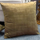 Serenta Textured Velvet Pillow Shell, Set of 4, Tobacco Brown