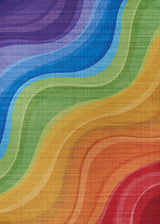 Couristan Rainbow Candiland Multicolor Area Rug, 2' X 8' Runner
