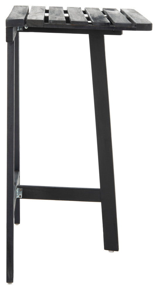 Safavieh Benton Balcony Table, Dark Slate Grey