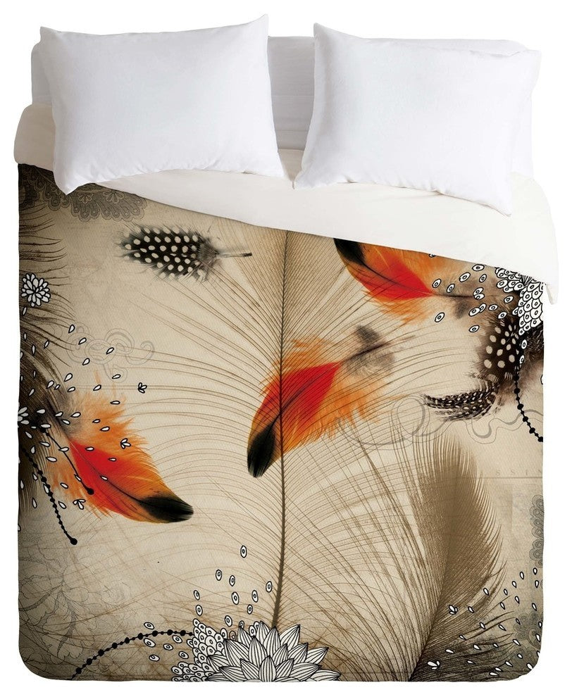 Deny Designs Iveta Abolina Feather Dance Duvet Cover - Lightweight