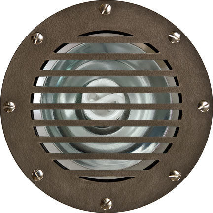 Dabmar Lighting Fiberglass In-Ground Well Light With Grill