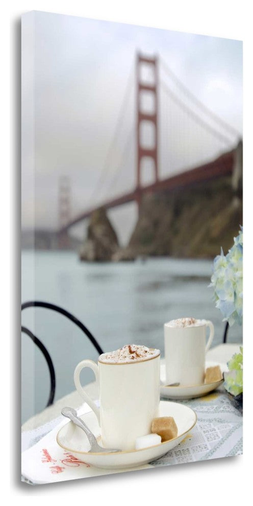 "Dream Cafe Golden Gate Bridge - 6" By Alan Blaustein, Gallery Wrap Canvas
