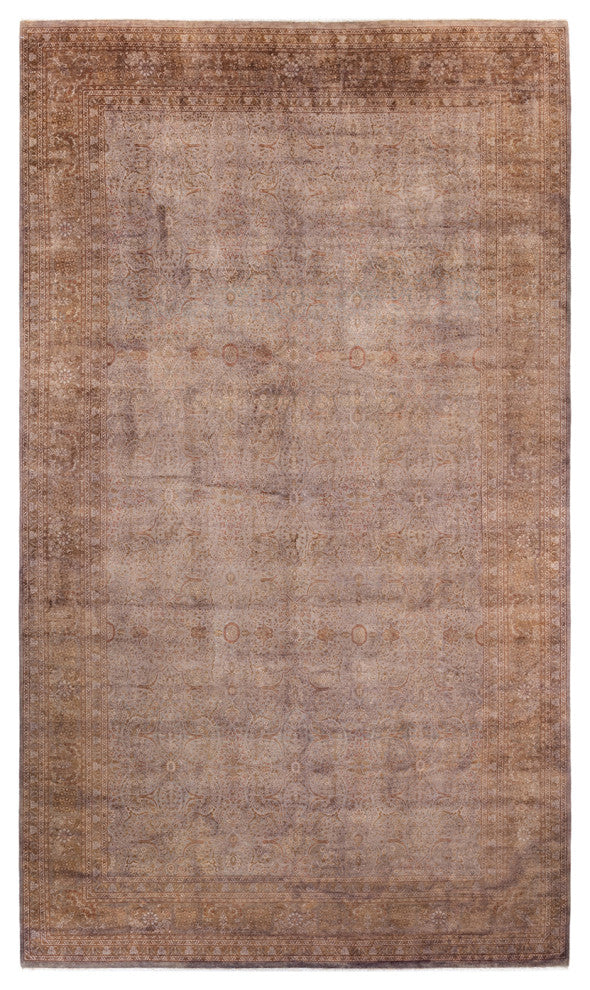 Fine Vibrance, One-of-a-Kind Handmade Area Rug Beige, 15'8"x9'3"