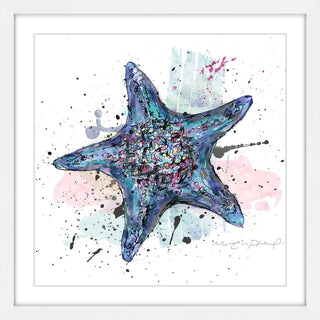 "Etoile de Bleue" Framed Painting Print