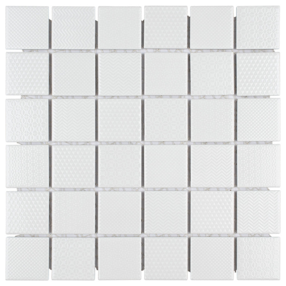 Celadon White Porcelain Floor and Wall Tile