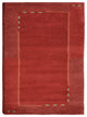 Hand Knotted Tibbati Wool Area Rug Contemporary Red