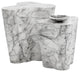 Ava End Table, Large, Marble Look, Large
