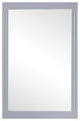 Framed Mirror, 24" Wx36" H, In Gray