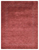 HAND KNOTTED LOOM WOOL ECO-FRIENDLY AREA RUGS - Rectangle, Red, Contemporary