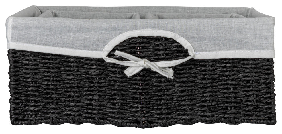 Rolling Laundry Hamper, Black, 2-Bag