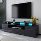 Universal Entertainment Center black modern TV benches