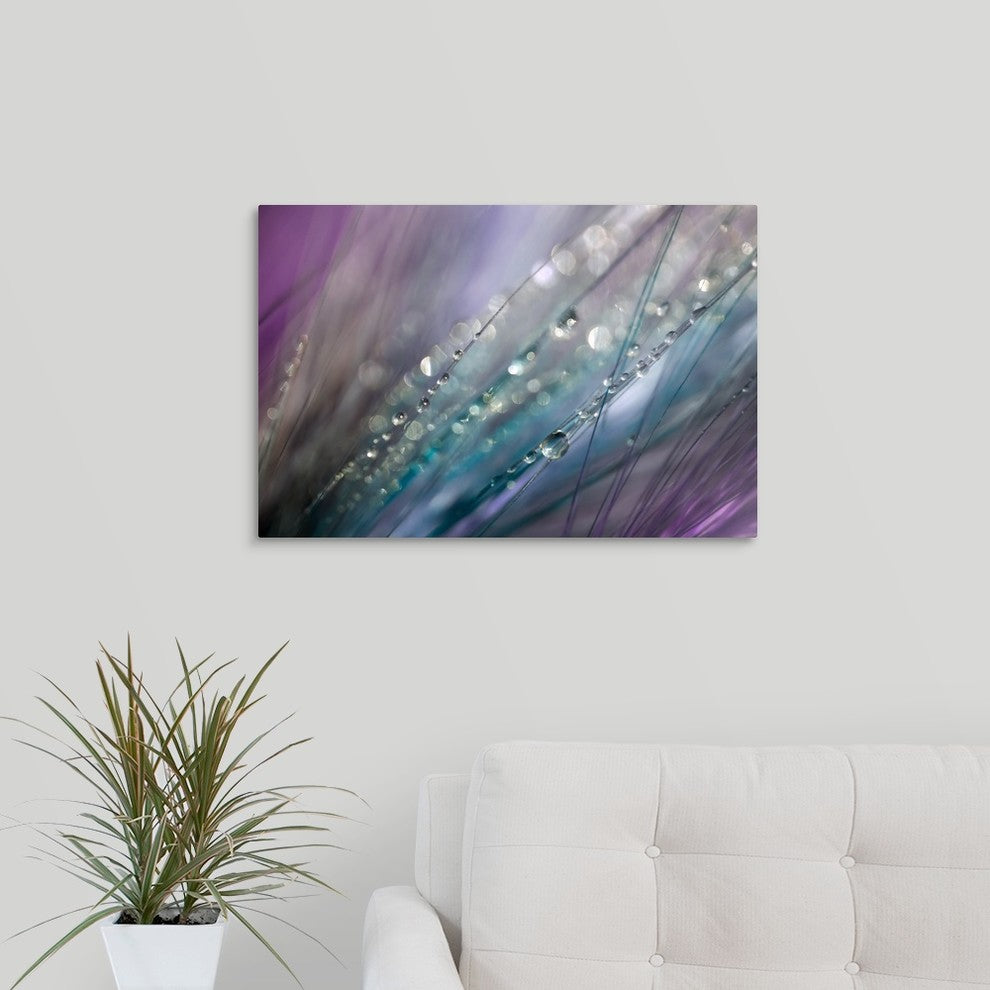 "Dew - Variation II" Wrapped Canvas Art Print, 24"x16"x1.5"