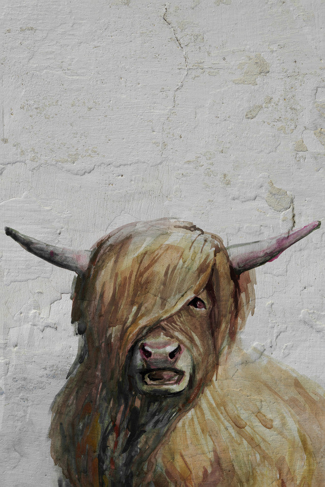 "Supercool II" Painting Print on Wrapped Canvas, 24"x36"