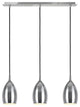 61078-1 Adjustable 3-Light Hanging Pendant Ceiling Light, Chrome