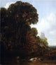 John Frederick Kensett Watering Cattle, 20"x25" Gallery Wrapped Canvas Print