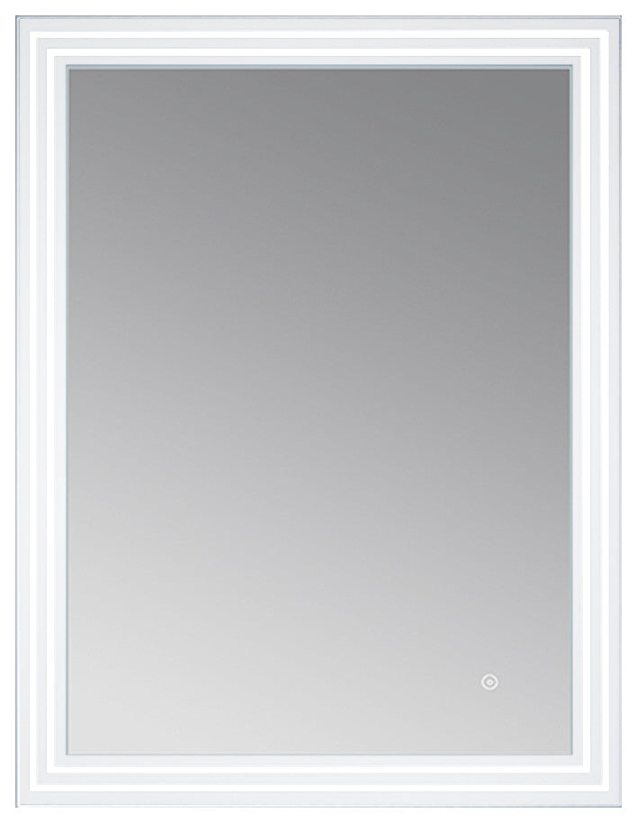 Livorno 24" Rectangle Frameless Modern LED Bathroom Vanity Mirror