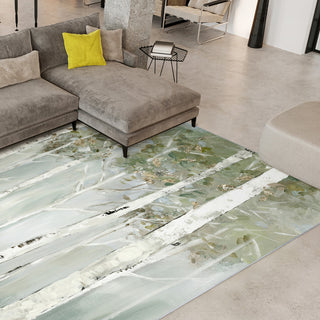 Retro Modern Geometric Art Area Rug, 7.5'x10.3'