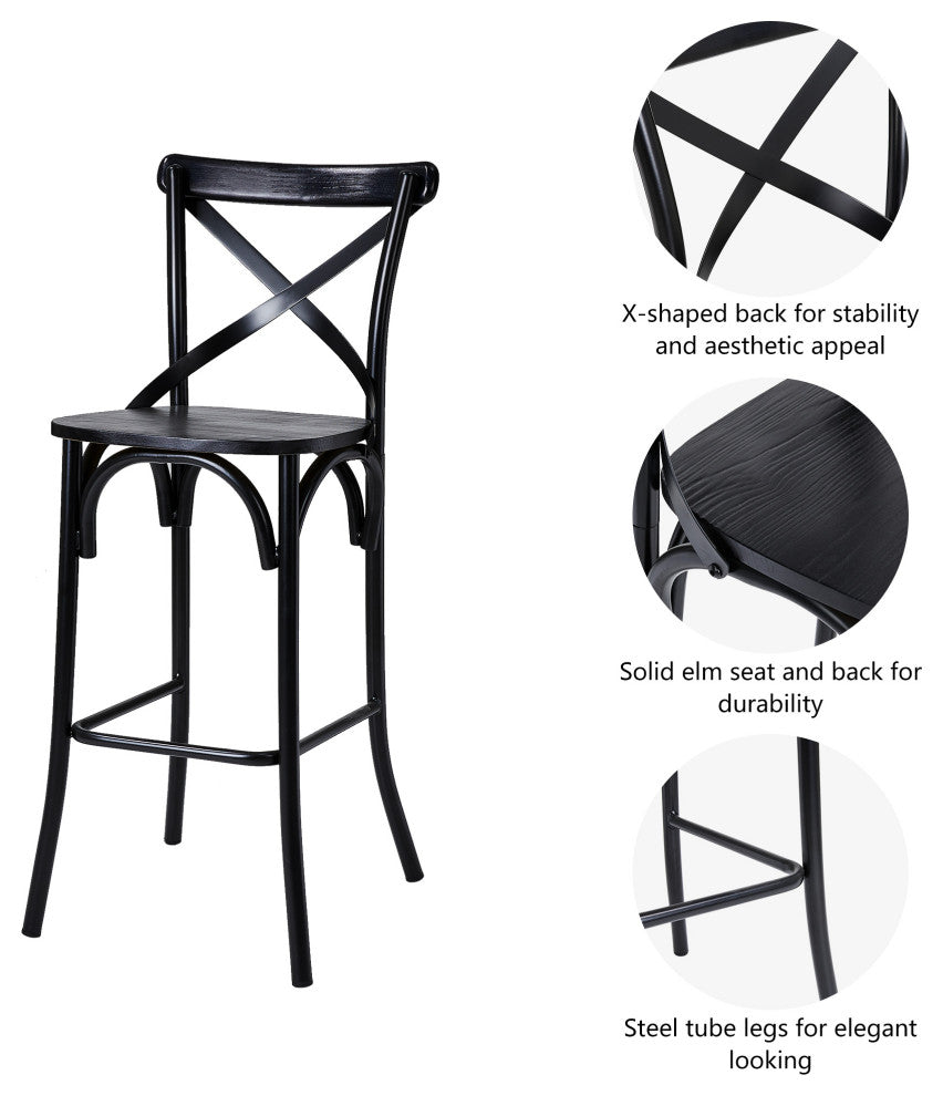 3 Piece Pub Table and Bar Chair Set