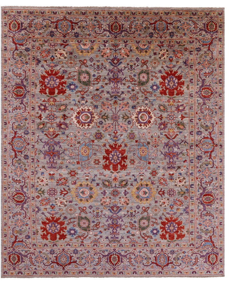 Hand-Knotted Persian Fine Serapi Wool Rug 7' 10" X 9' 6" - Q12437