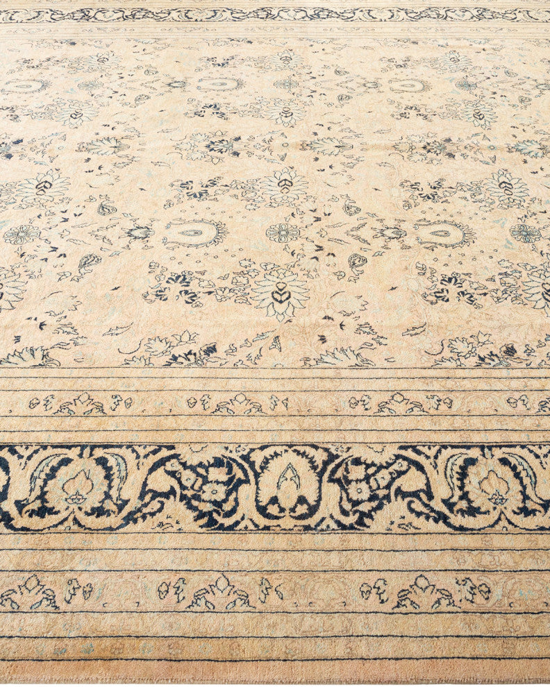 Mogul, One-of-a-Kind Hand-Knotted Area Rug Beige, 9' 3" x 12' 0"