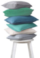 A1HC Soft Velvet Pillow Covers, YKK Zipper, Set of 2, Como Green, 12"x20"
