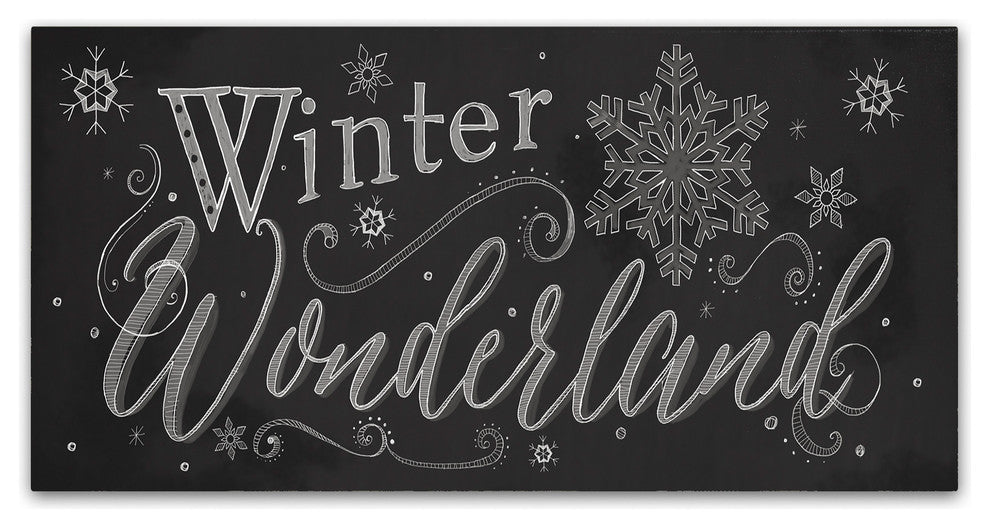 Fiona Stokes-Gilbert 'Chalk Winter' Canvas Art, 47 x 24