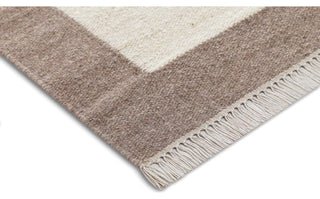 Nu Maison Soft Border Area Rug, Brown, 8'x10'