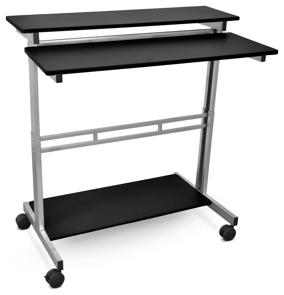 Luxor Stand Up Desk, Black, 40"
