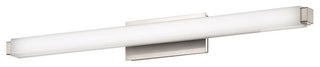 Mini Vogue 24" LED Bathroom Vanity and Wall-Light 2700K, Brushed Nickel