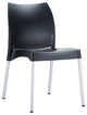 Compamia Vita Outdoor Dining Chairs, Set of 2, Black