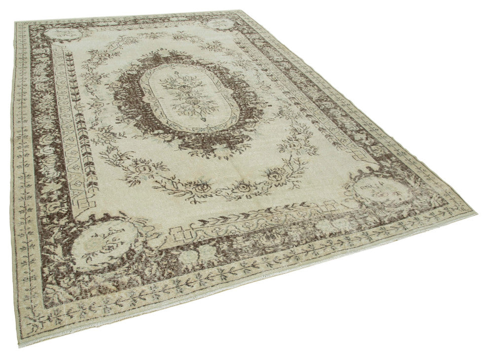 Rug N Carpet - Hand-knotted Anatolian 7' 0" x 10' 1" Wool Area Rug