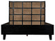 Noir Furniture Porto Bed A With Headboard And Frame, Queen