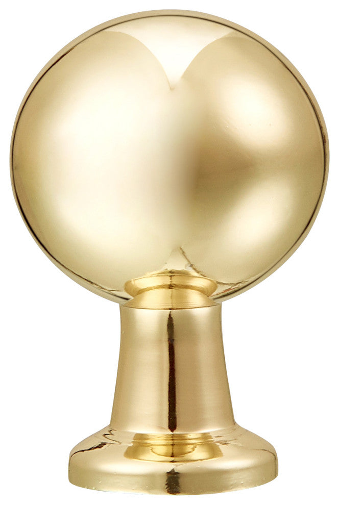 Utopia Alley Cabinet Knob Polished Gold/Matte Black/Brushed Nickel/Brushed Brass, Gold, 1 Pack