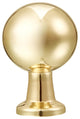 Utopia Alley Cabinet Knob Polished Gold/Matte Black/Brushed Nickel/Brushed Brass, Gold, 1 Pack