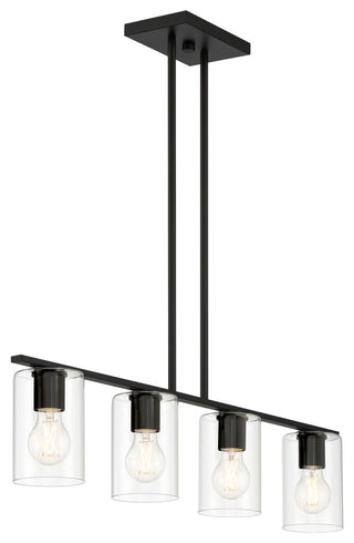 Oslo LED Linear Pendant, Matte Black