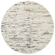 Ahgly Company Indoor Round Mid-Century Modern Area Rugs, 5' Round
