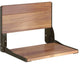 Moen DN7110OWB Bath Safety Old World Bronze Fold Down Teak Bath Seat