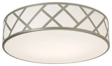 Haven 21'' Flush Mount, Satin Nickel